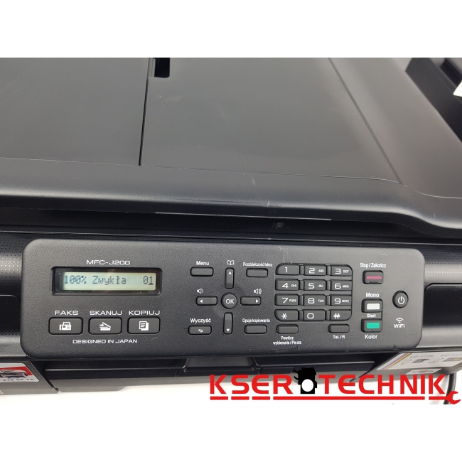Urządzenie wielofunkcyjne Drukarka Ksero Skaner Brother MFC-J200